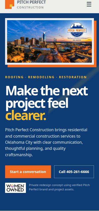 Pitch Perfect concept mobile capture